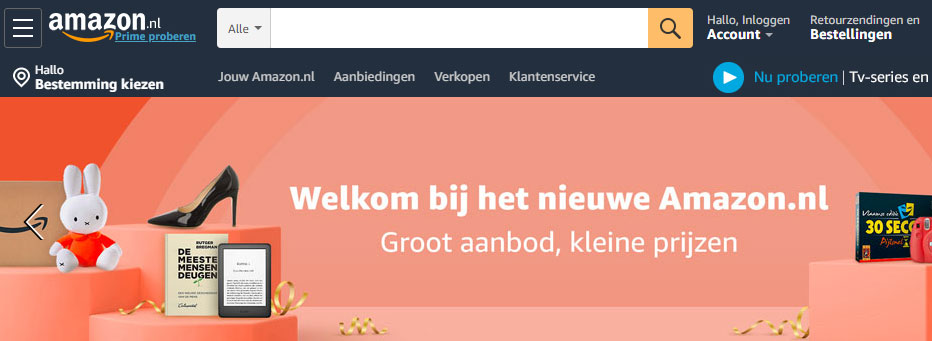 Amazon Netherlands Launch Amazon.nl